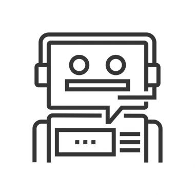 Sohbet botlar simgesi