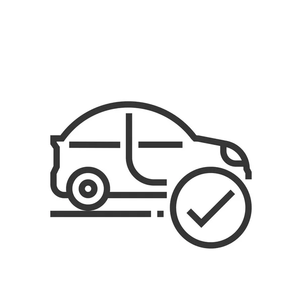 Icono de diagnóstico del coche — Vector de stock