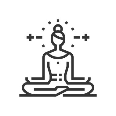 Yoga simge tasarlamak