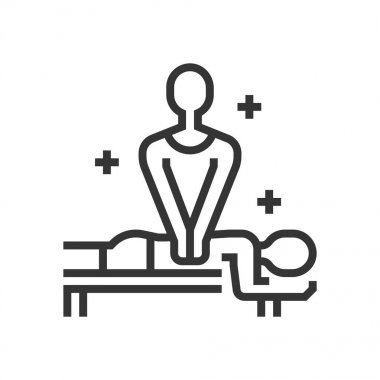 Vücut masajı simgesi