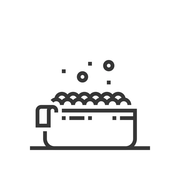 Icono de bañera — Vector de stock