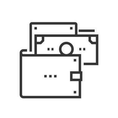 M-cüzdan simgesi, kare simgeleri parçası