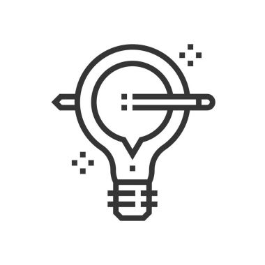 yaratıcı fikir simgesi