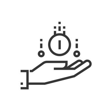 Para simgesi, kare simgeleri parçası