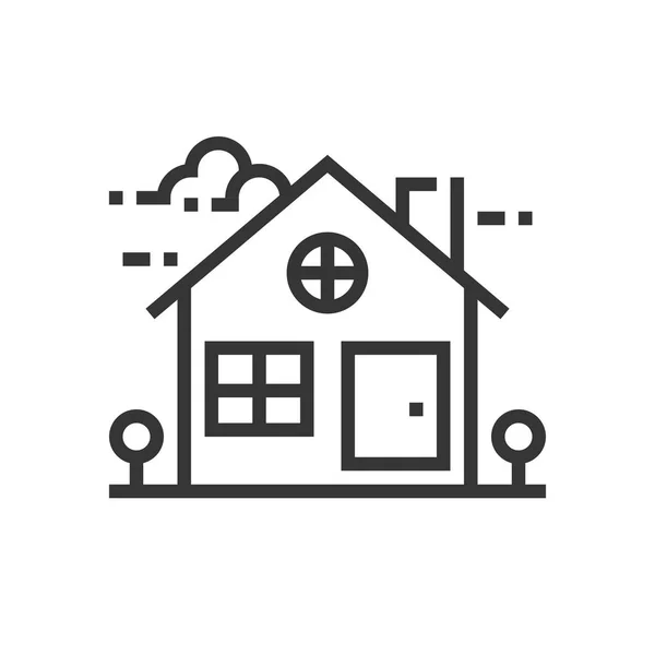 Icono de casa, símbolo — Vector de stock