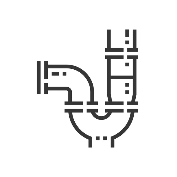 Waterpijp pictogram — Stockvector