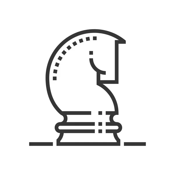 Icône d'échecs, symbole — Image vectorielle