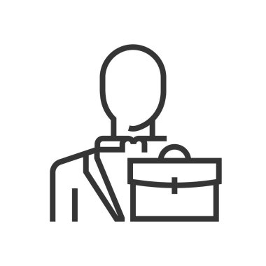 Erkek avukat simgesi