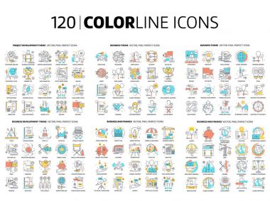 120 renkli simgeler