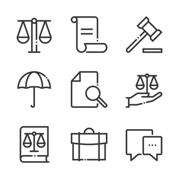 Знак "Закон и справедливость" — стоковый вектор