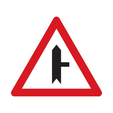 Küçük yan bir yol ile birleşme