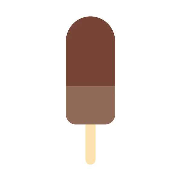 Plochá ikonu zmrzlina — Stockový vektor