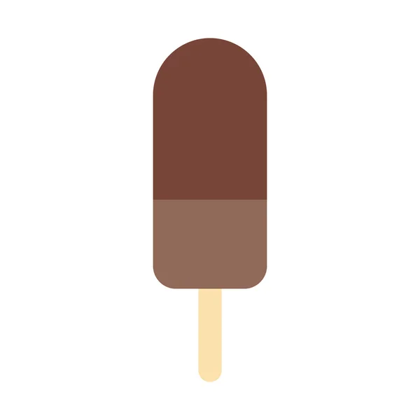 Icono plano helado — Archivo Imágenes Vectoriales