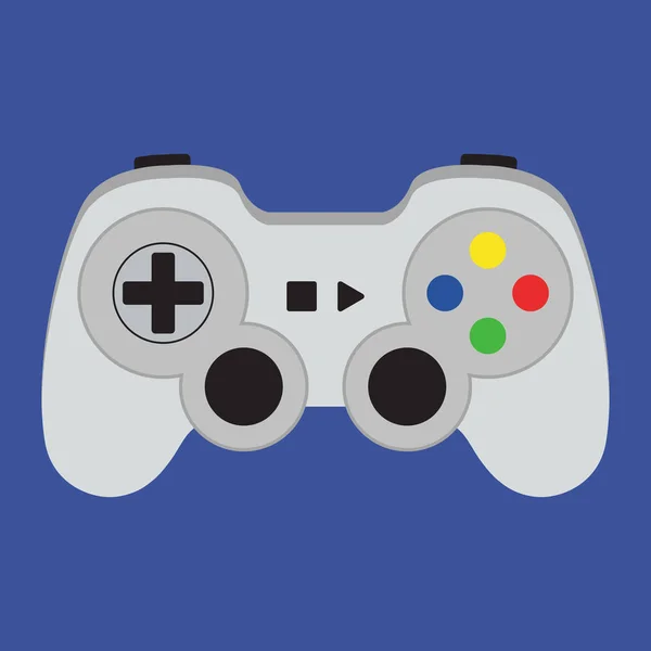 Flache Gamepad-Ikone — Stockvektor