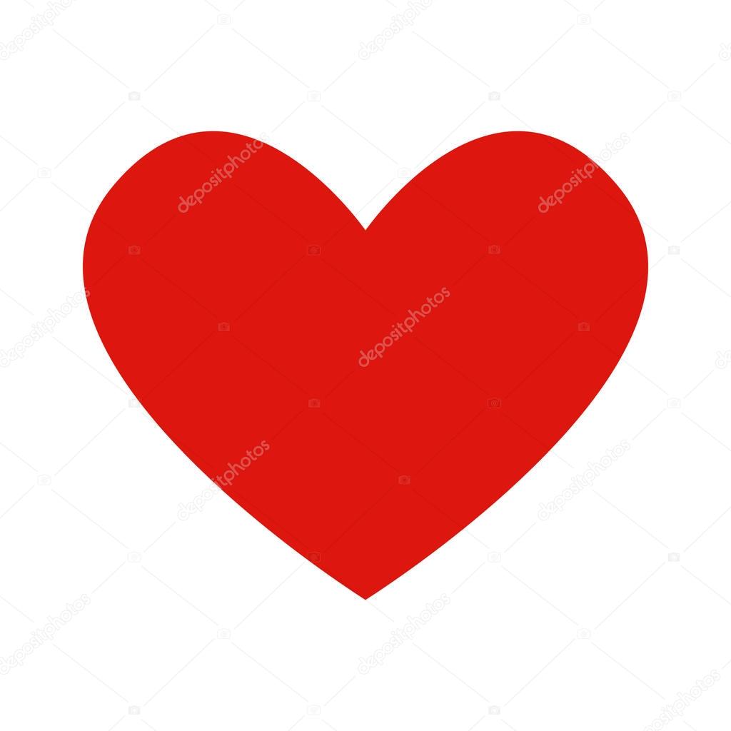 Flat icon heart