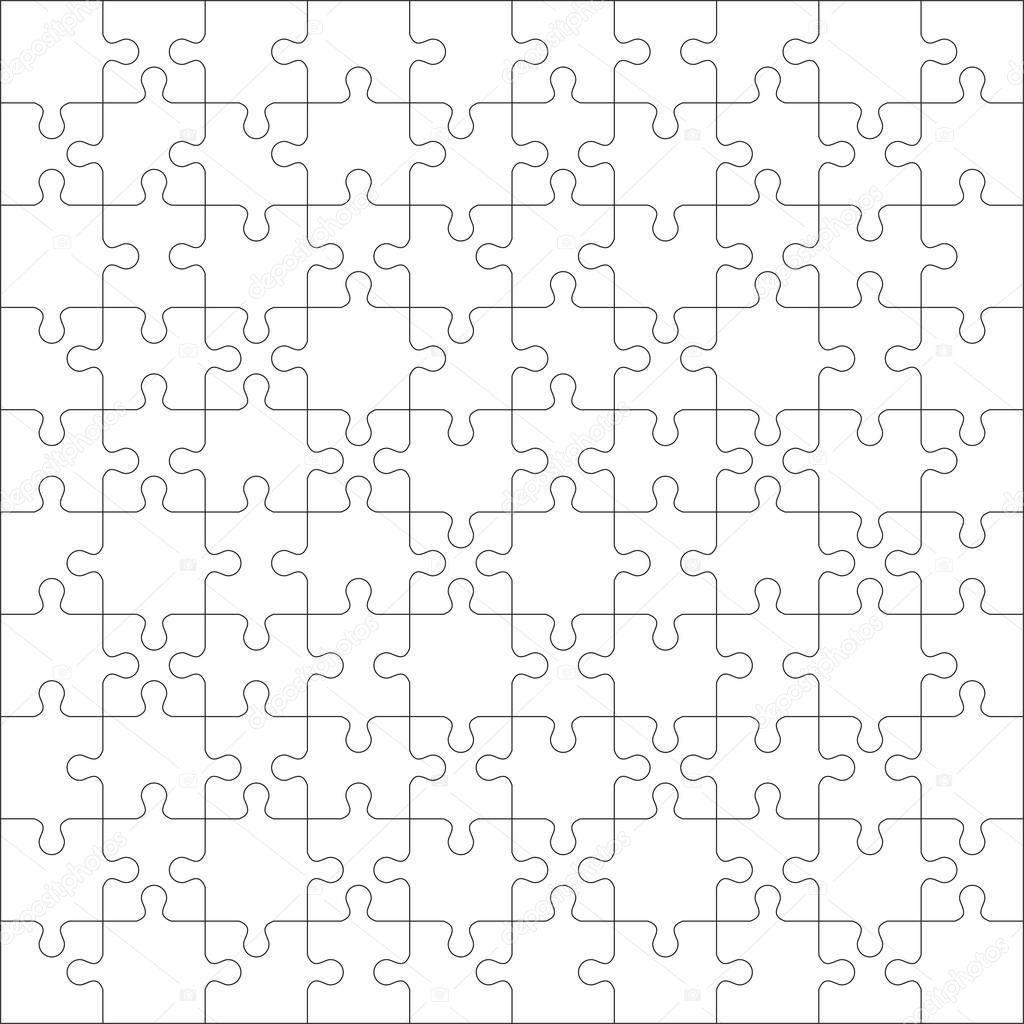 Line icon puzzle