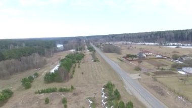 Havadan görünümü ötesinde yol