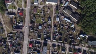 Dikey uçuş bitti küçük kasaba