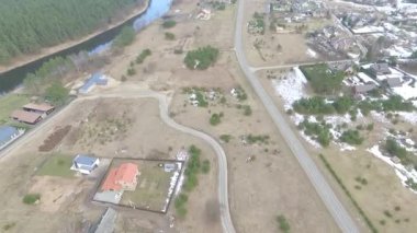 Uçuş bitti küçük kasaba