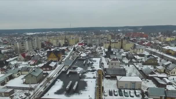 冬のパノラマ上小町 — ストック動画