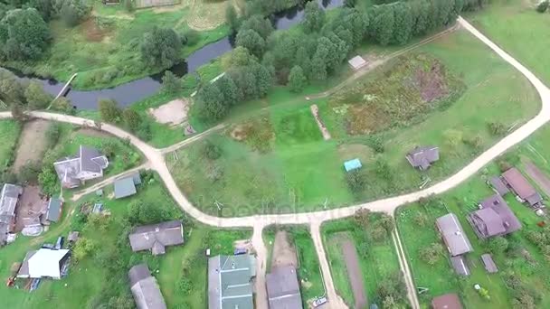 Überfliegen der Landschaft — Stockvideo