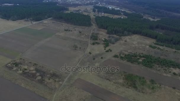 Vuelo sobre el prado — Vídeos de Stock