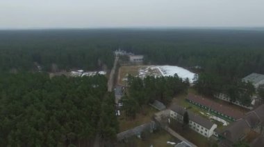 Uçuş üzerinde binalar Forest yakınındaki