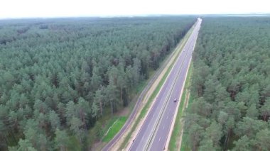 Panorama Forest yakınındaki karayolu üzerinde