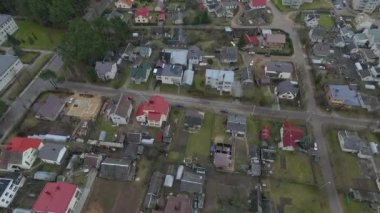 Uçuş bitti küçük kasaba Forest yakınındaki