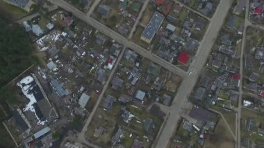 Dikey uçuş bitti küçük kasaba