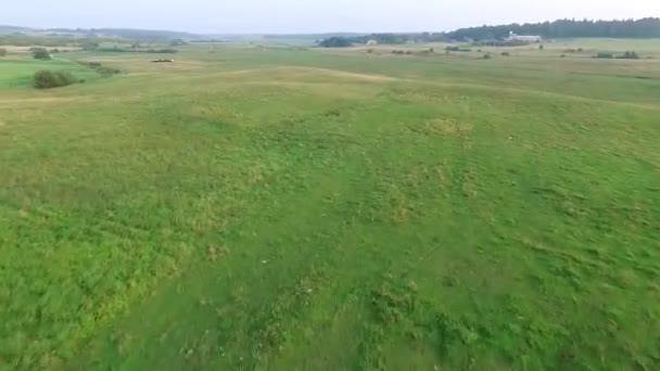 Vlucht Over het hele land — Stockvideo