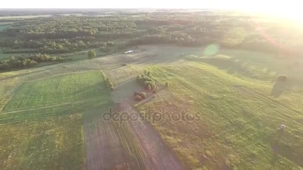 Panorama nad krajinou — Stock video