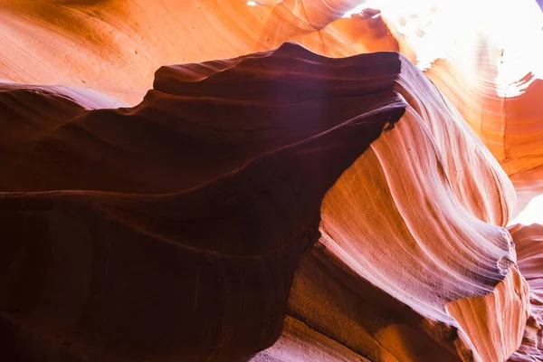 Beautiful Sandstone Formations Upper Antelope Canyon Page Arizona Usa — Stock Photo, Image