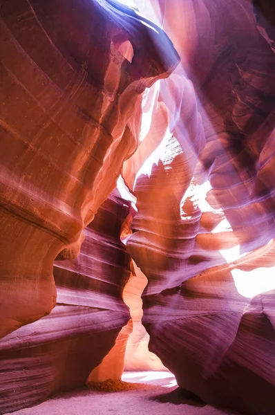 Beautiful Sandstone Formations Upper Antelope Canyon Page Arizona Usa — Stock Photo, Image