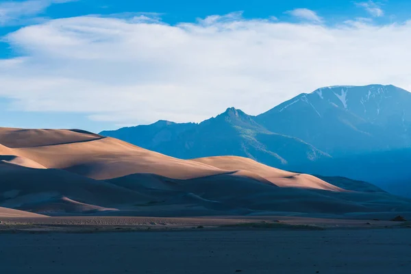 Große Sanddüne Nationalpark Bei Sonnenaufgang Colorado Usa — Stockfoto