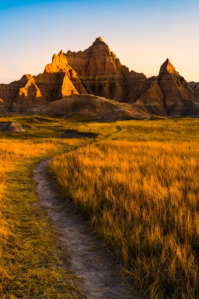 美国南达科他州巴德兰国家公园美丽的风景 — 图库照片