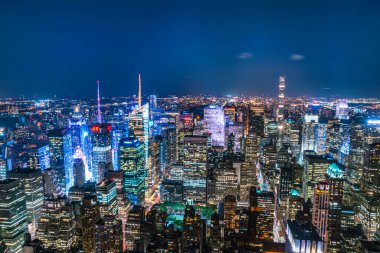 28-08-17, New York, ABD: Geceleri New York gökdeleni