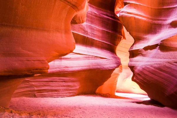 Beautiful Sandstone Formations Upper Antelope Canyon Page Arizona Usa — Stock Photo, Image