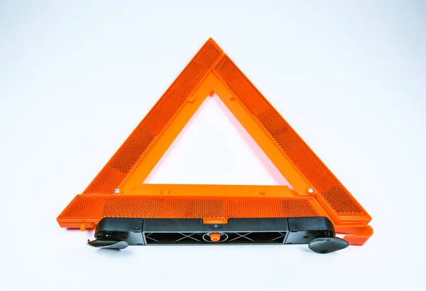 emergency triangle on white background.