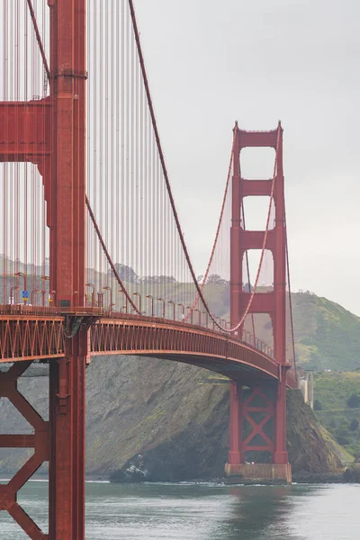 Goldenes Tor Morgen Bei Nebel Wie Üblich San Francisco Kalifornien — Stockfoto