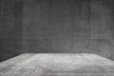 boş tablo üstü ürün görüntüleme montajı için hazır; çimento tablo ve gri çimento arkaplan..