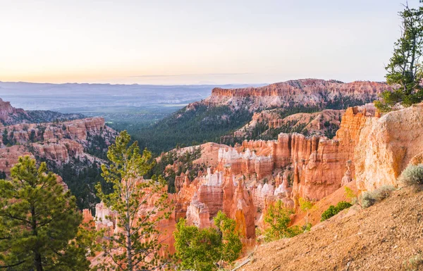 Park Narodowy Bryce Canyon Wschodzie Słońca Utah Usa — Zdjęcie stockowe