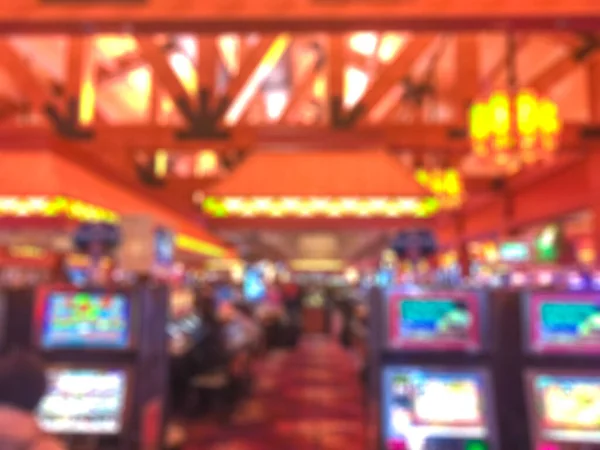 Scene Bet Machine Casino Blurred Stock Image