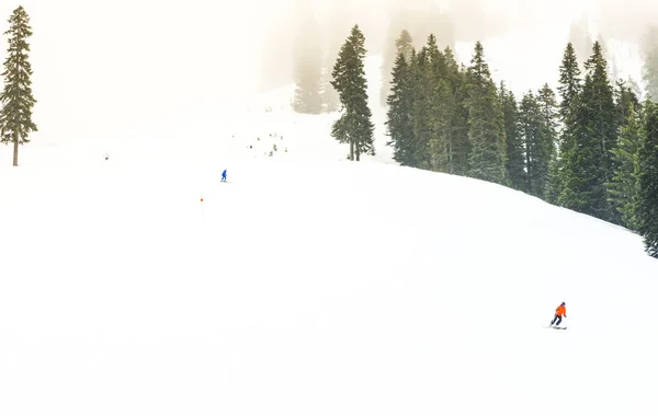 Snö Berg Skidorten — Stockfoto