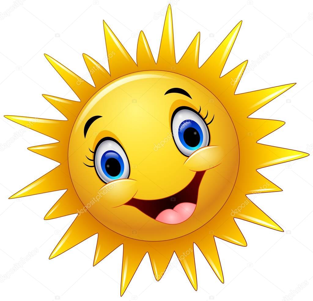 Fondo: girasol caricatura | Caricatura sonriente personaje girasol