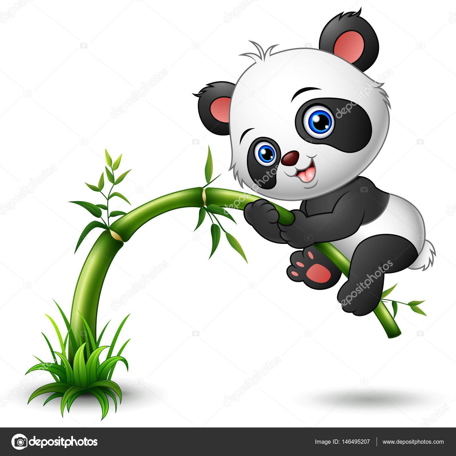 Cute Baby Panda Tree Climbing Bamboo Stock Vector Image By C Dualoro Cute Baby Panda Tree Climbing Bamboo Stock Vector Image By C Dualoro