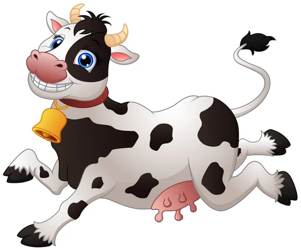 Bonne vache dessin animé — Image vectorielle