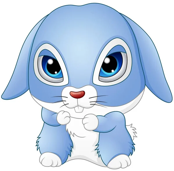 Cute baby rabbit cartoon — Stock Vector