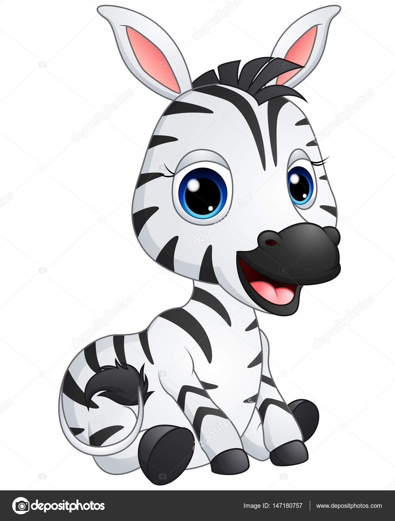 Cute baby zebra cartoon Stock Vector Image by ©dualoro #147180757 Cute baby zebra cartoon Stock Vector Image by ©dualoro #147180757