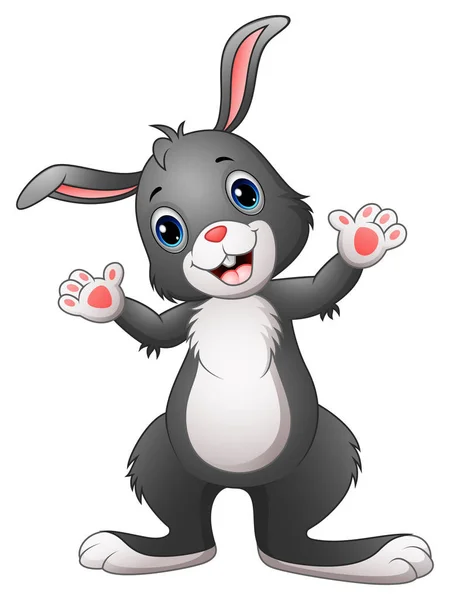 快乐兔卡通 — 图库矢量图片